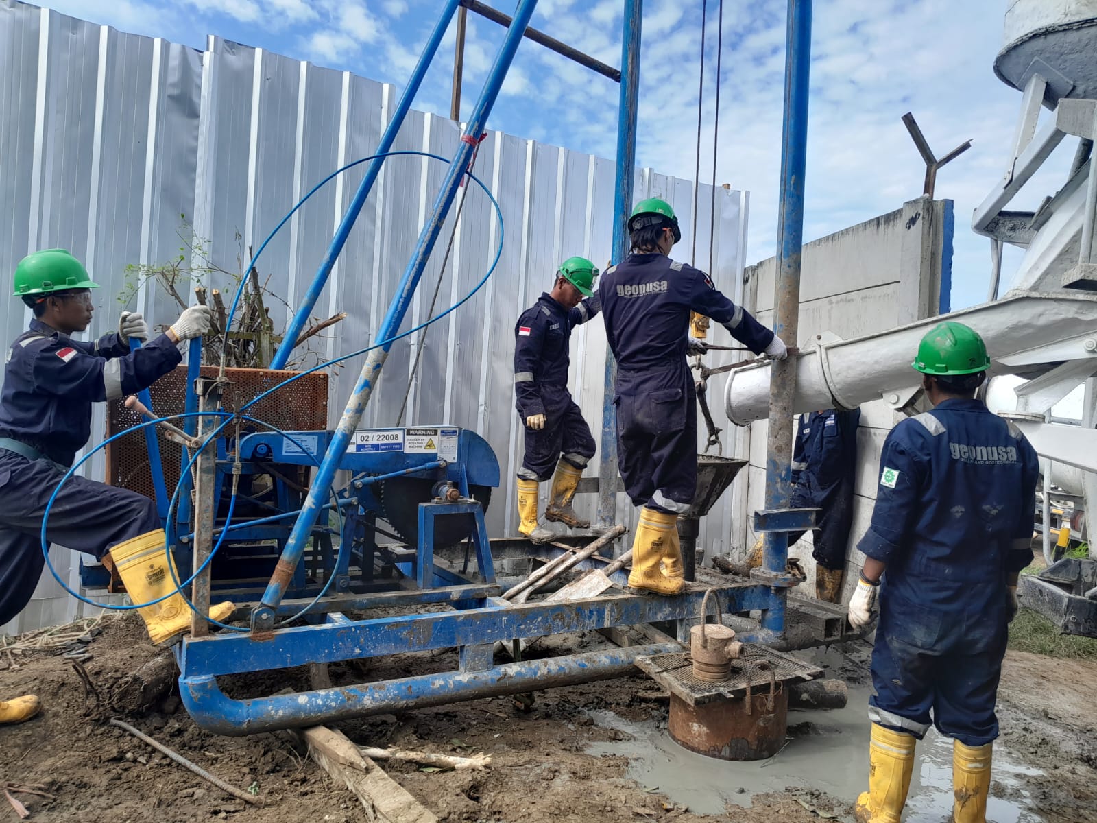 Mini Bore Pile at Balongan