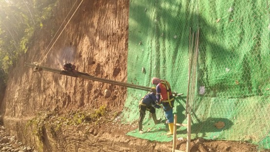 Driven nail on a Cliff