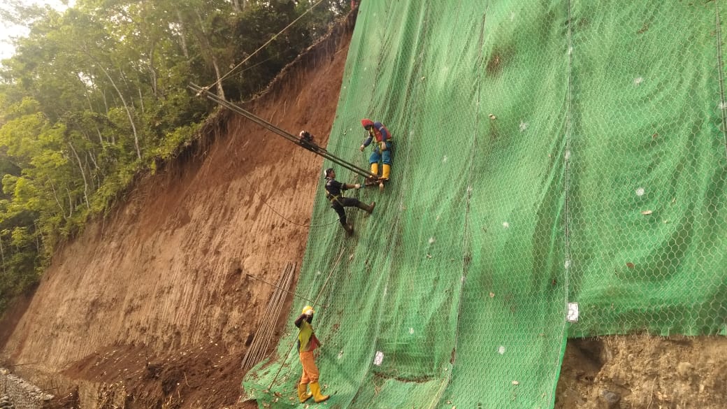 Driven Nail Without Grout