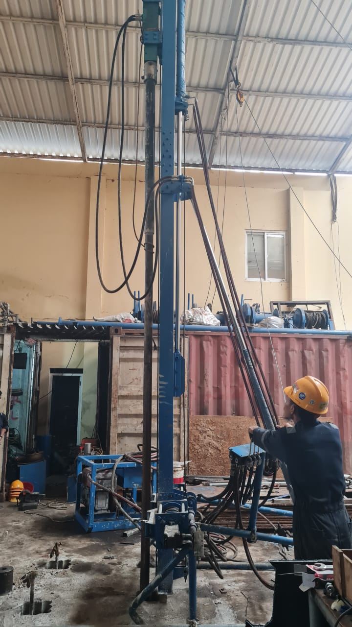 Driven Nail With Grout