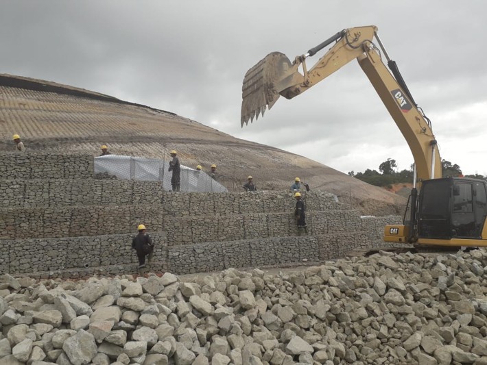 Gabion Installation – Kariangau, East Kalimantan, Indonesia (2019)