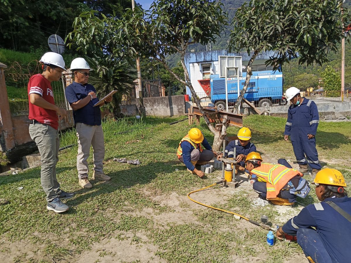 Grout Test at Maninjau