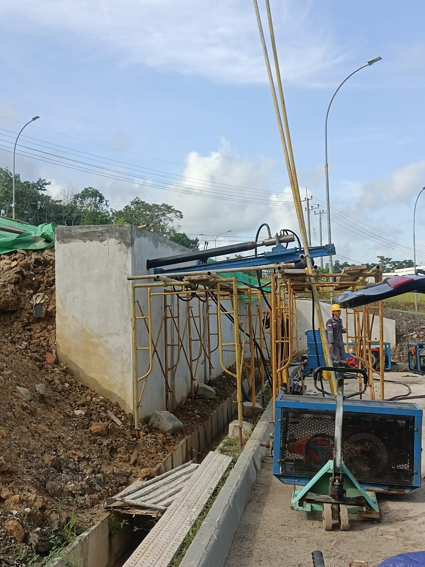Soil Nailing at Kariangau ALTRAK