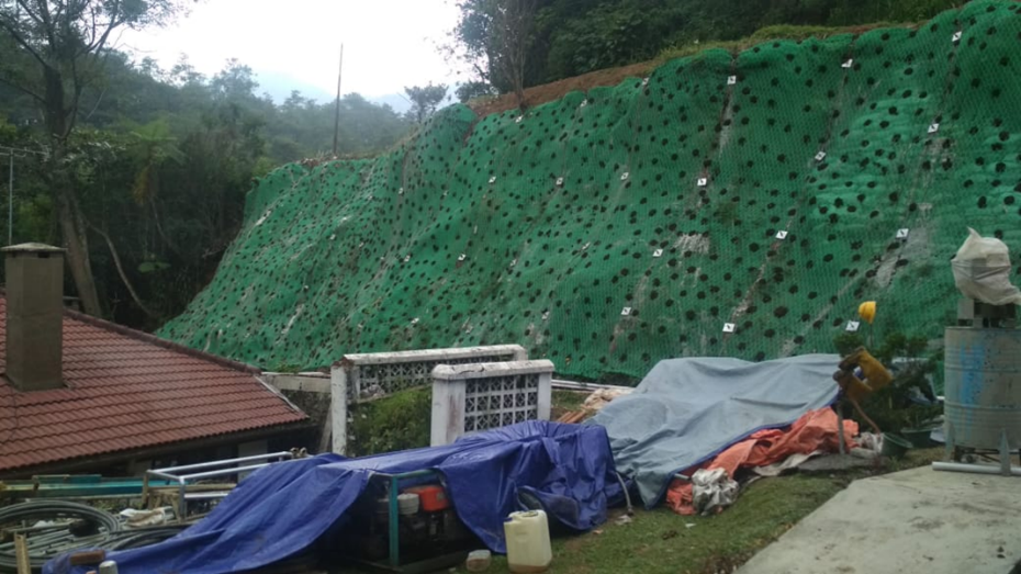 Soil Nailing and Rock Anchor Puncak